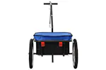 vidaXL Bike Trailer/hand Wagon 155x60x83cm Steel Blue vidaXL Bike Trailer/hand Wagon 155x60x83cm Steel Blue