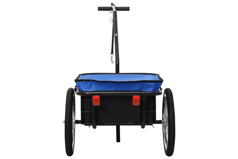 vidaXL Bike Trailer/hand Wagon 155x60x83cm Steel Blue vidaXL Bike Trailer/hand Wagon 155x60x83cm Steel Blue