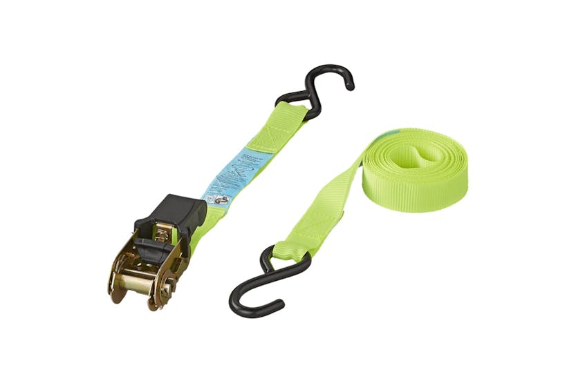 Proplus Tie Down Strap With Ratchet + 2 Hooks Set Of 4 5 M 320205 Proplus Tie Down Strap With Ratchet + 2 Hooks Set Of 4 5 M 320205