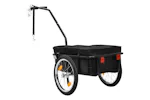 vidaXL Bike Trailer/hand Wagon 155x60x83cm Steel Black vidaXL Bike Trailer/hand Wagon 155x60x83cm Steel Black