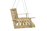 vidaXL Swing Bench 110cm Impregnated Pinewood vidaXL Swing Bench 110cm Impregnated Pinewood