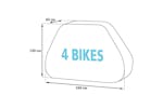Eurotrail 441360 Bike Cover On Back For 4 Bikes Eurotrail 441360 Bike Cover On Back For 4 Bikes
