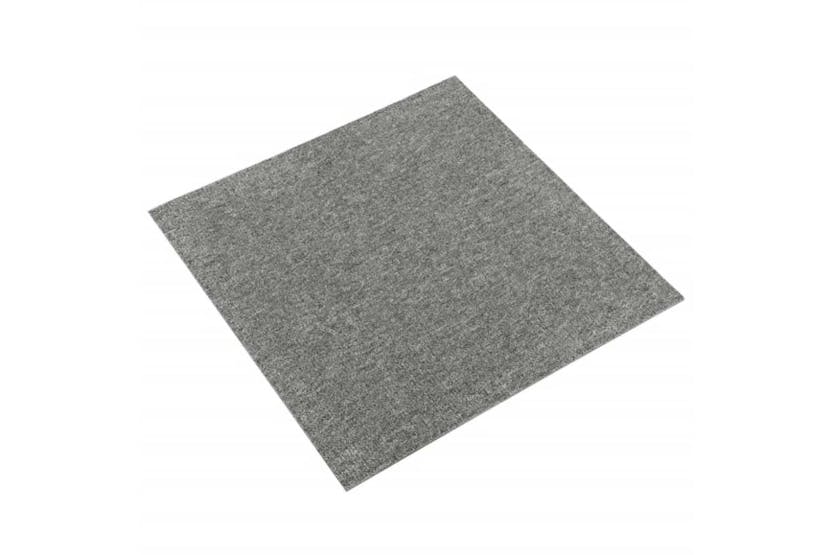 vidaXL 147311 Carpet Floor Tiles 20 Pcs 5 M2 50x50cm Grey vidaXL 147311 Carpet Floor Tiles 20 Pcs 5 M2 50x50cm Grey