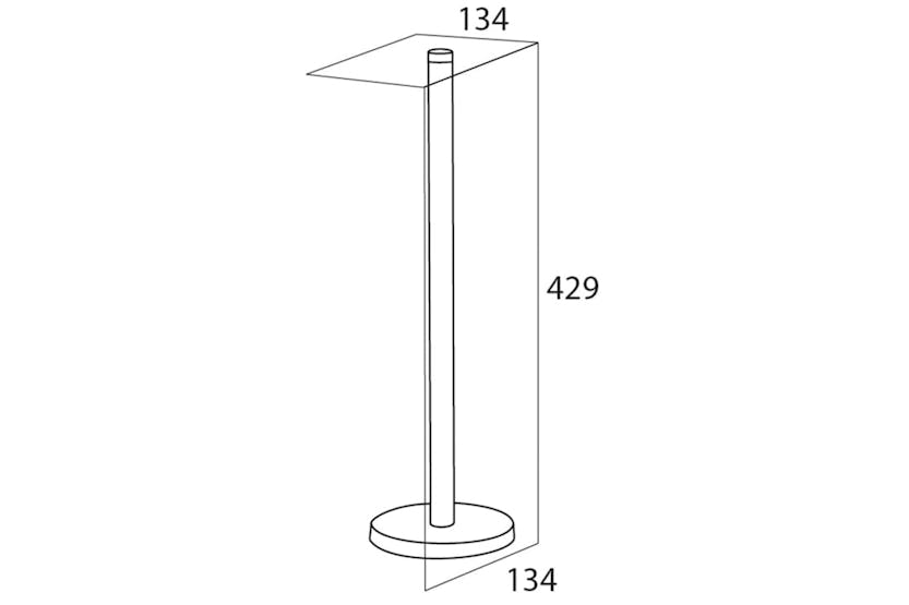 Tiger Toilet Roll Holder Chrome 13.4x13.4 Cm 446420346 Tiger Toilet Roll Holder Chrome 13.4x13.4 Cm 446420346
