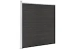 vidaXL Garden Fence Wpc 175x186cm Grey vidaXL Garden Fence Wpc 175x186cm Grey