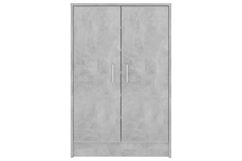 vidaXL Shoe Cabinet Concrete Grey 60x35x92cm Engineered Wood vidaXL Shoe Cabinet Concrete Grey 60x35x92cm Engineered Wood