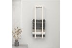 vidaXL Towel Rack White 23x18x90cm Solid Wood Pine vidaXL Towel Rack White 23x18x90cm Solid Wood Pine
