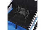 vidaXL Bike Trailer Grey And Blue 30 Kg vidaXL Bike Trailer Grey And Blue 30 Kg