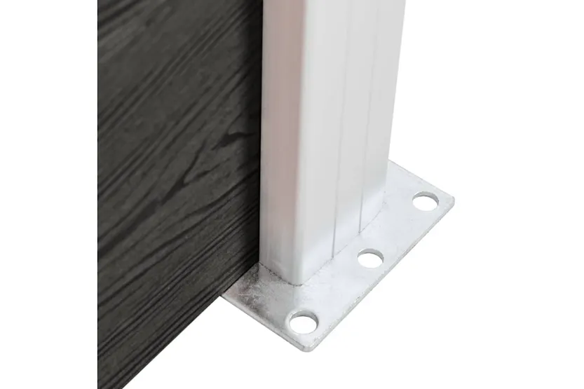 vidaXL Garden Fence Wpc 175x105cm Grey vidaXL Garden Fence Wpc 175x105cm Grey