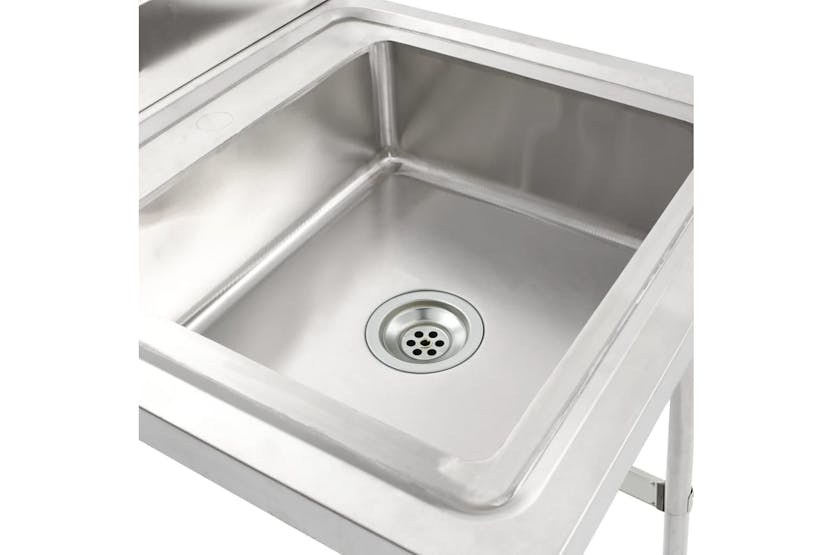 vidaXL Kitchen Sink Single Basin Stainless Steel vidaXL Kitchen Sink Single Basin Stainless Steel
