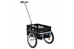 vidaXL Bike Trailer With 50 L Foldable Transportbox Black 60 Kg vidaXL Bike Trailer With 50 L Foldable Transportbox Black 60 Kg