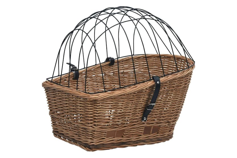 vidaXL 170903 Bike Rear Basket With Cover 55x31x36cm Natura vidaXL 170903 Bike Rear Basket With Cover 55x31x36cm Natura