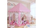 vidaXL 3107714 Princess Play Tent With 250 Balls Pink 133x140cm vidaXL 3107714 Princess Play Tent With 250 Balls Pink 133x140cm
