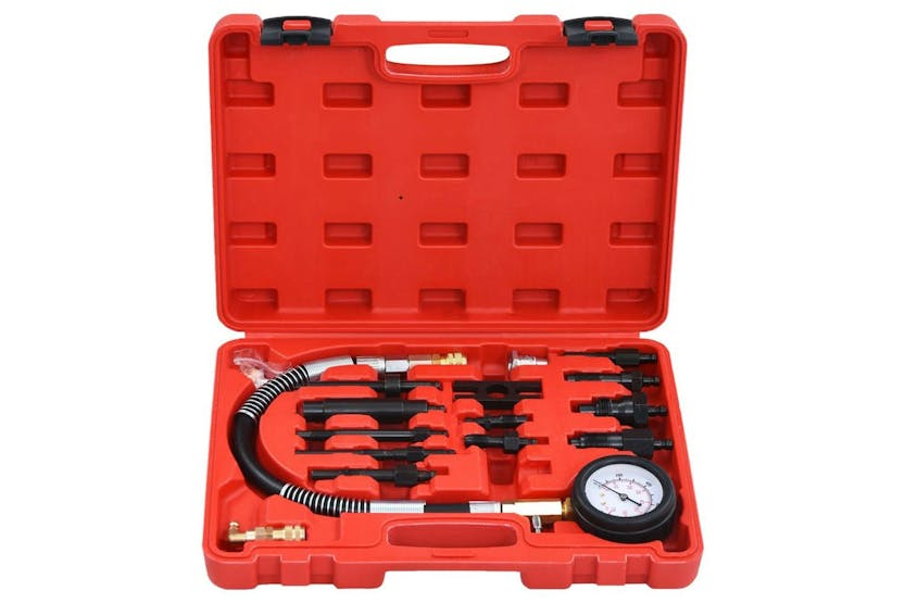 vidaXL 210557 14 Piece Diesel Compression Gauge Test Kit vidaXL 210557 14 Piece Diesel Compression Gauge Test Kit