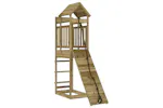 vidaXL 3156942 Playhouse With Climbing Wall Impregnated Wood Pine vidaXL 3156942 Playhouse With Climbing Wall Impregnated Wood Pine