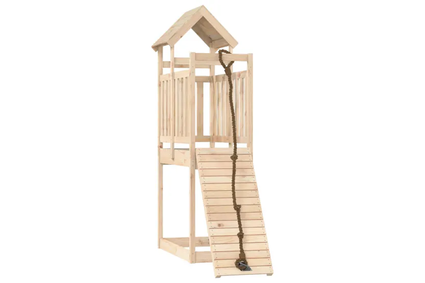 vidaXL 3155963 Playhouse With Climbing Wall Solid Wood Pine vidaXL 3155963 Playhouse With Climbing Wall Solid Wood Pine