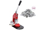 vidaXL 3056503 Badge Button Maker With 500 Pcs Pinback Button Parts 25mm vidaXL 3056503 Badge Button Maker With 500 Pcs Pinback Button Parts 25mm