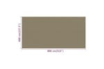 vidaXL 310755 Tent Carpet Taupe 400x800cm Hdpe vidaXL 310755 Tent Carpet Taupe 400x800cm Hdpe