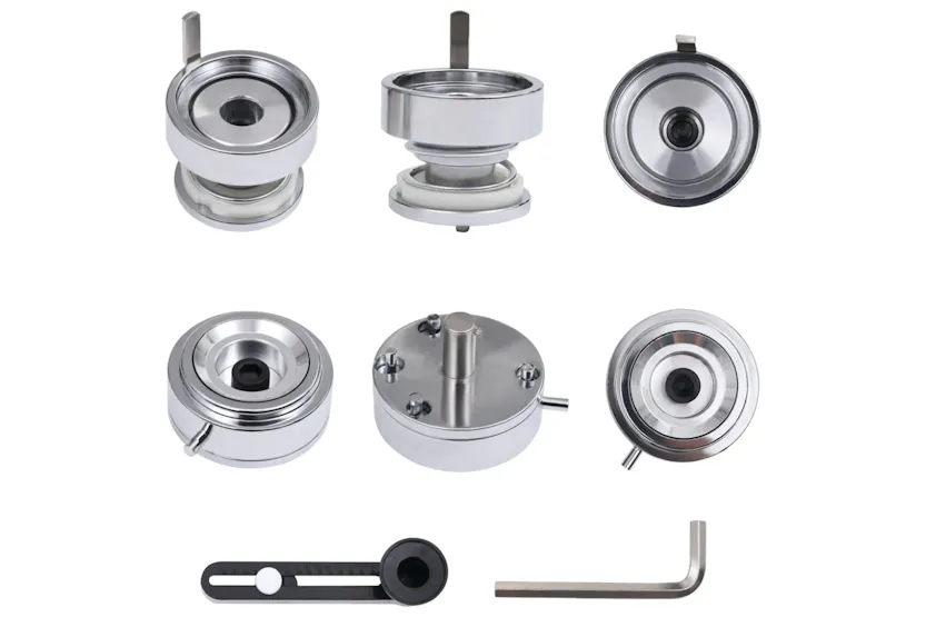 vidaXL 3056505 Badge Maker With 500 Pcs Pinback Button Parts 44mm Rotate Punch vidaXL 3056505 Badge Maker With 500 Pcs Pinback Button Parts 44mm Rotate Punch