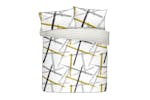 Appletree | Leda Duvet Cover Set | Ochre/Grey/White | Single Appletree | Leda Duvet Cover Set | Ochre/Grey/White | Single