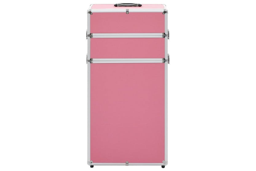 vidaXL 91820 Make-up Trolley Aluminium Pink vidaXL 91820 Make-up Trolley Aluminium Pink