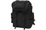 vidaXL 91100 Army-style Backpack 65 L Black vidaXL 91100 Army-style Backpack 65 L Black