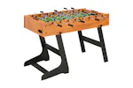 Vidaxl Folding Football Table 121x61x80 Cm Light Brown Vidaxl Folding Football Table 121x61x80 Cm Light Brown