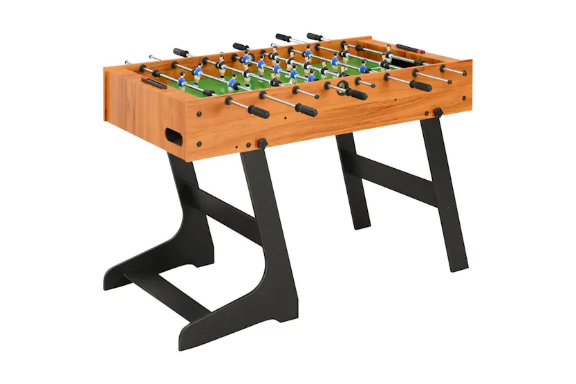 Vidaxl Folding Football Table 121x61x80 Cm Light Brown Vidaxl Folding Football Table 121x61x80 Cm Light Brown