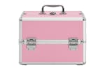 vidaXL 91830 Make-up Case 22x30x21cm Pink Aluminium vidaXL 91830 Make-up Case 22x30x21cm Pink Aluminium