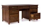 Ebony Office Desk | Large | 7 Drawers Ebony Office Desk | Large | 7 Drawers