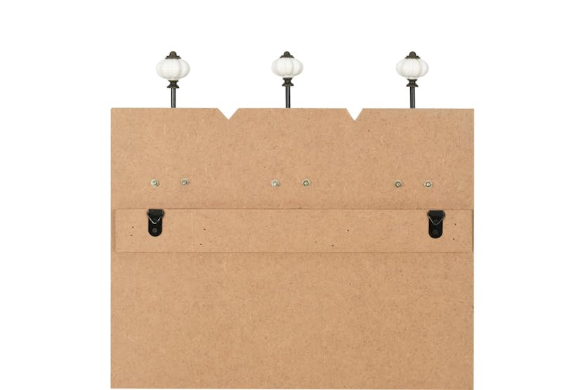 vidaXL 245849 Wall-mounted Coat Rack With 6 Hooks 120x40cm Live Life vidaXL 245849 Wall-mounted Coat Rack With 6 Hooks 120x40cm Live Life