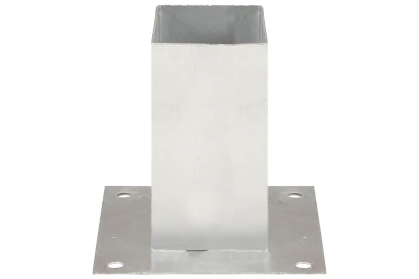 vidaXL 145447 Post Anchors 4 Pcs Galvanised Metal 71mm vidaXL 145447 Post Anchors 4 Pcs Galvanised Metal 71mm