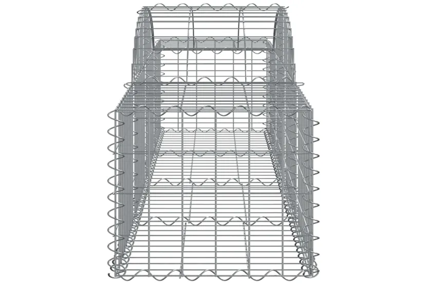 vidaXL 3146266 Arched Gabion Baskets 11 Pcs 200x50x40/60cm Galvanised Iron vidaXL 3146266 Arched Gabion Baskets 11 Pcs 200x50x40/60cm Galvanised Iron