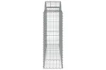 vidaXL 3146351 Arched Gabion Baskets 12 Pcs 200x50x120/140cm Galvanised Iron vidaXL 3146351 Arched Gabion Baskets 12 Pcs 200x50x120/140cm Galvanised Iron