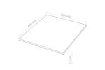 vidaXL 143392 4 Pcs Mdf Sheets Square 60x60cm 12mm vidaXL 143392 4 Pcs Mdf Sheets Square 60x60cm 12mm