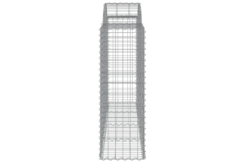 vidaXL 3146341 Arched Gabion Baskets 2 Pcs 200x50x120/140cm Galvanised Iron vidaXL 3146341 Arched Gabion Baskets 2 Pcs 200x50x120/140cm Galvanised Iron