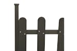 vidaXL 318090 Picket Fence With Posts 3 Pcs Wpc 614x80cm vidaXL 318090 Picket Fence With Posts 3 Pcs Wpc 614x80cm
