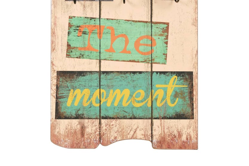 vidaXL 245849 Wall-mounted Coat Rack With 6 Hooks 120x40cm Live Life vidaXL 245849 Wall-mounted Coat Rack With 6 Hooks 120x40cm Live Life