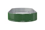 vidaXL 319028 Garden Raised Bed Powder-coated Steel 296x140x36cm Green vidaXL 319028 Garden Raised Bed Powder-coated Steel 296x140x36cm Green