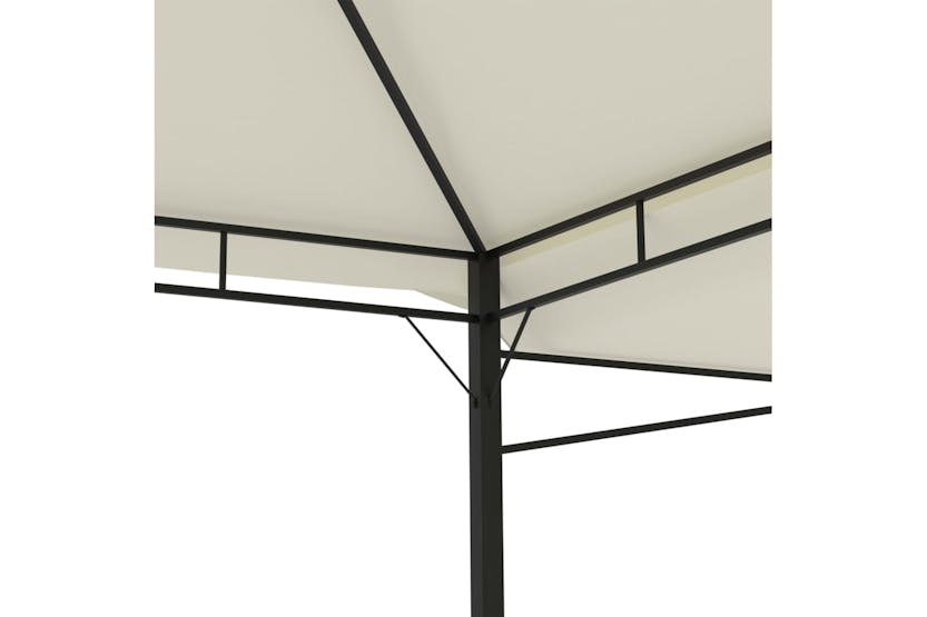 vidaXL 48003 Gazebo With Double Extended Roofs 3x3x2.75 M Cream 180 G/m² vidaXL 48003 Gazebo With Double Extended Roofs 3x3x2.75 M Cream 180 G/m²