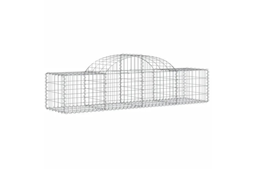 vidaXL 3146260 Arched Gabion Baskets 5 Pcs 200x50x40/60cm Galvanised Iron vidaXL 3146260 Arched Gabion Baskets 5 Pcs 200x50x40/60cm Galvanised Iron