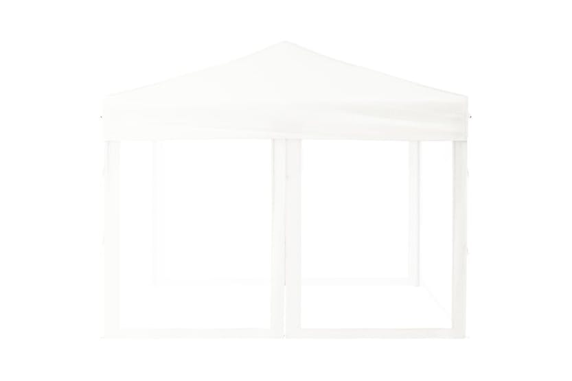vidaXL 93531 Folding Party Tent With Sidewalls White 3x3 M vidaXL 93531 Folding Party Tent With Sidewalls White 3x3 M