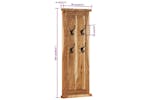 vidaXL 337854 Coat Racks 2 Pcs Solid Wood Acacia 38x100cm vidaXL 337854 Coat Racks 2 Pcs Solid Wood Acacia 38x100cm