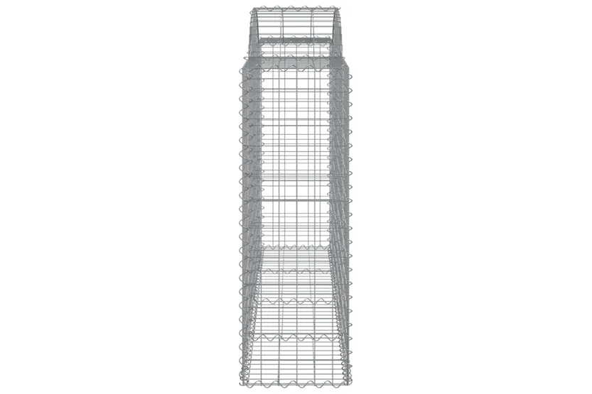 vidaXL 3146345 Arched Gabion Baskets 6 Pcs 200x50x120/140cm Galvanised Iron vidaXL 3146345 Arched Gabion Baskets 6 Pcs 200x50x120/140cm Galvanised Iron