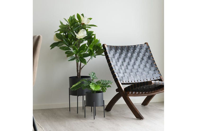 House Nordic 444269 2 Piece Flower Pots Pavia Grey House Nordic 444269 2 Piece Flower Pots Pavia Grey