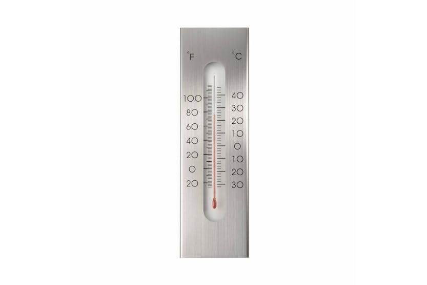 Nature 423524 Outdoor Wall Thermometer Aluminium 7x1x23 Cm Nature 423524 Outdoor Wall Thermometer Aluminium 7x1x23 Cm