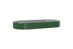 vidaXL 319028 Garden Raised Bed Powder-coated Steel 296x140x36cm Green vidaXL 319028 Garden Raised Bed Powder-coated Steel 296x140x36cm Green