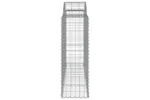 vidaXL 3146350 Arched Gabion Baskets 11 Pcs 200x50x120/140cm Galvanised Iron vidaXL 3146350 Arched Gabion Baskets 11 Pcs 200x50x120/140cm Galvanised Iron