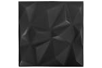 Vidaxl 3d Wall Panels 24 Pcs 50x50 Cm Diamond Black 6 M² Vidaxl 3d Wall Panels 24 Pcs 50x50 Cm Diamond Black 6 M²