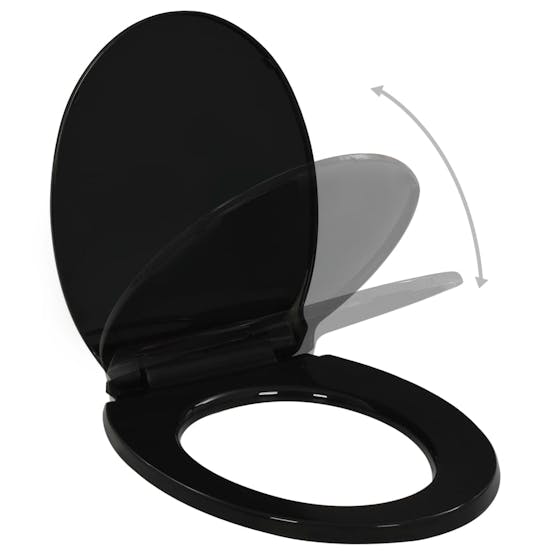 vidaXL 145021 Soft-close Toilet Seat With Quick-release Design Black vidaXL 145021 Soft-close Toilet Seat With Quick-release Design Black